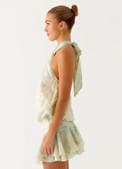 Beginning Mini Dress - Mystic Paisley