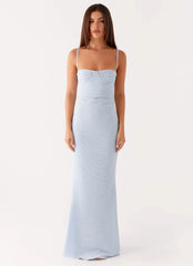 Anna Sophia Maxi Dress - Blue