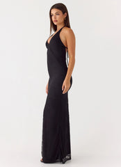 Knowles Lace Maxi Dress - Black