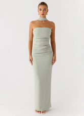 Libra Maxi Dress - Pastel Sage