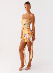 Macey Mini Dress - Sunburst Floral