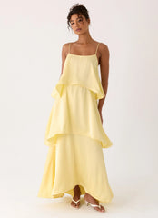 Becka Maxi Dress - Yellow