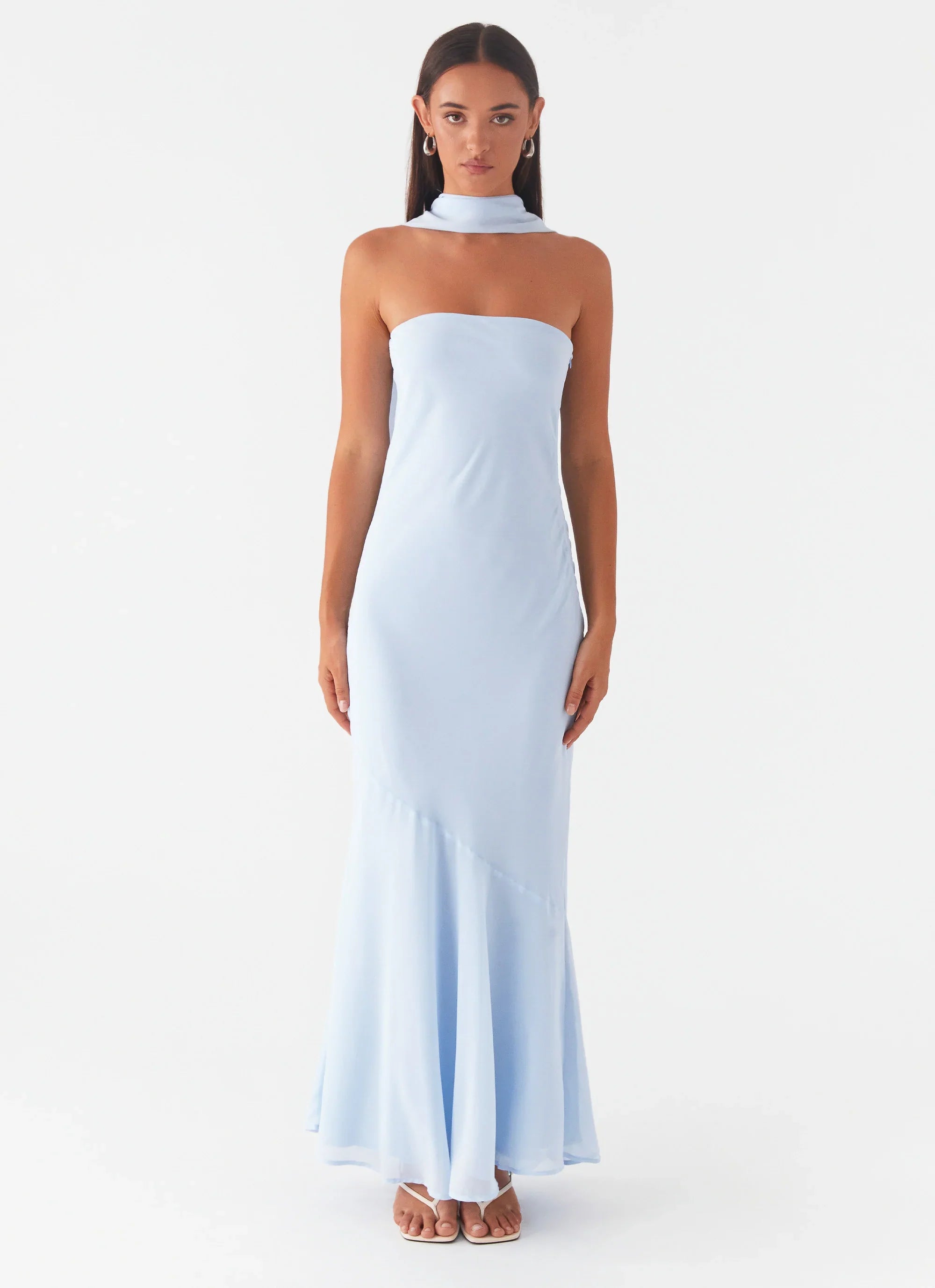 Under The Pagoda Maxi Dress - Blue