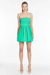 Oscar Attention Snatch Mini Dress Green