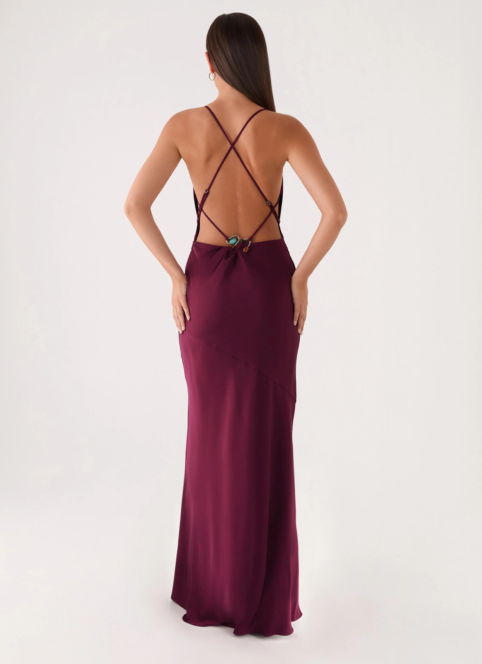 Tiano Maxi Dress - Plum