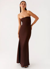 Endless Nights Maxi Dress - Chocolate