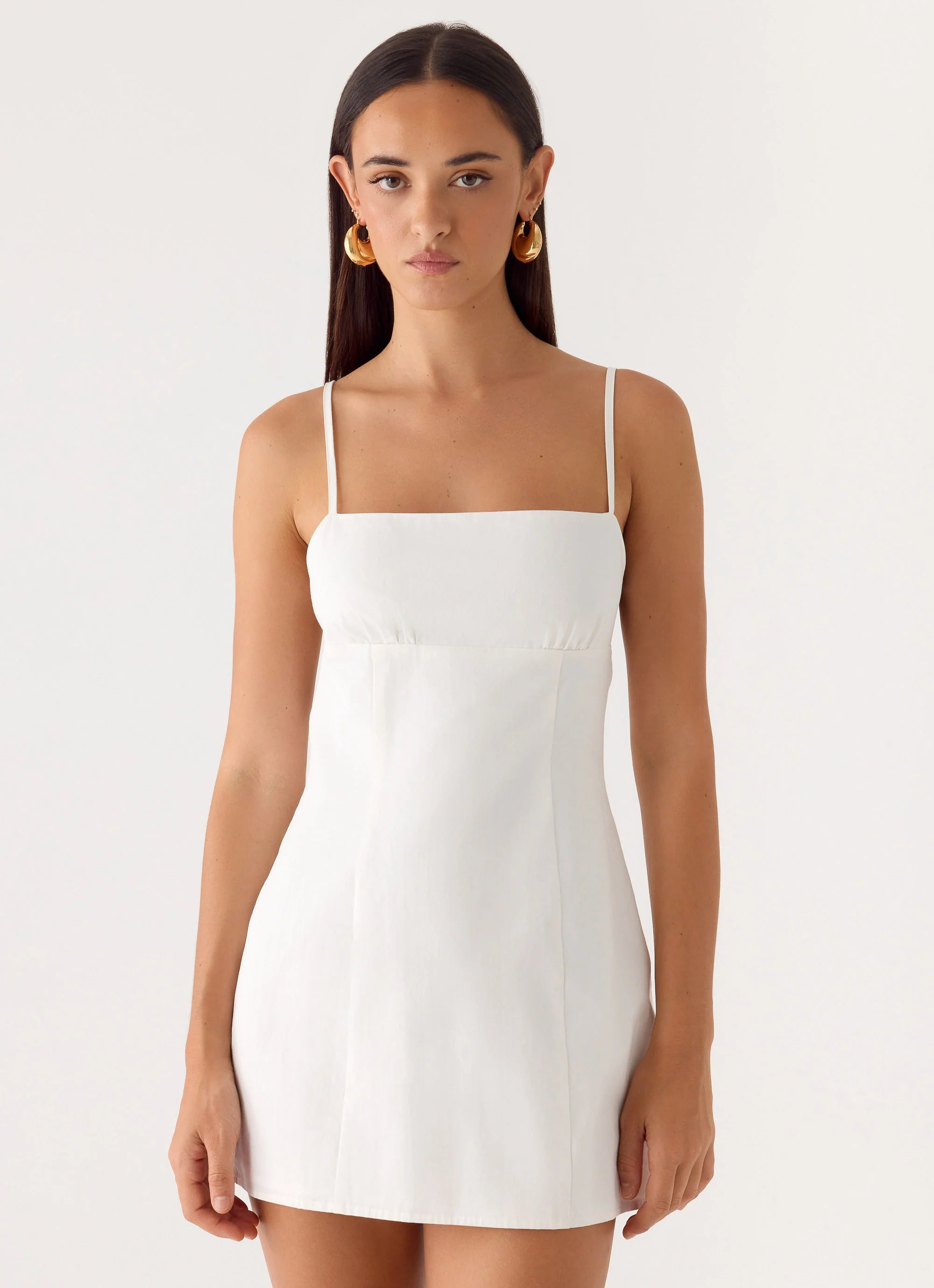 Second Sun Mini Dress - White