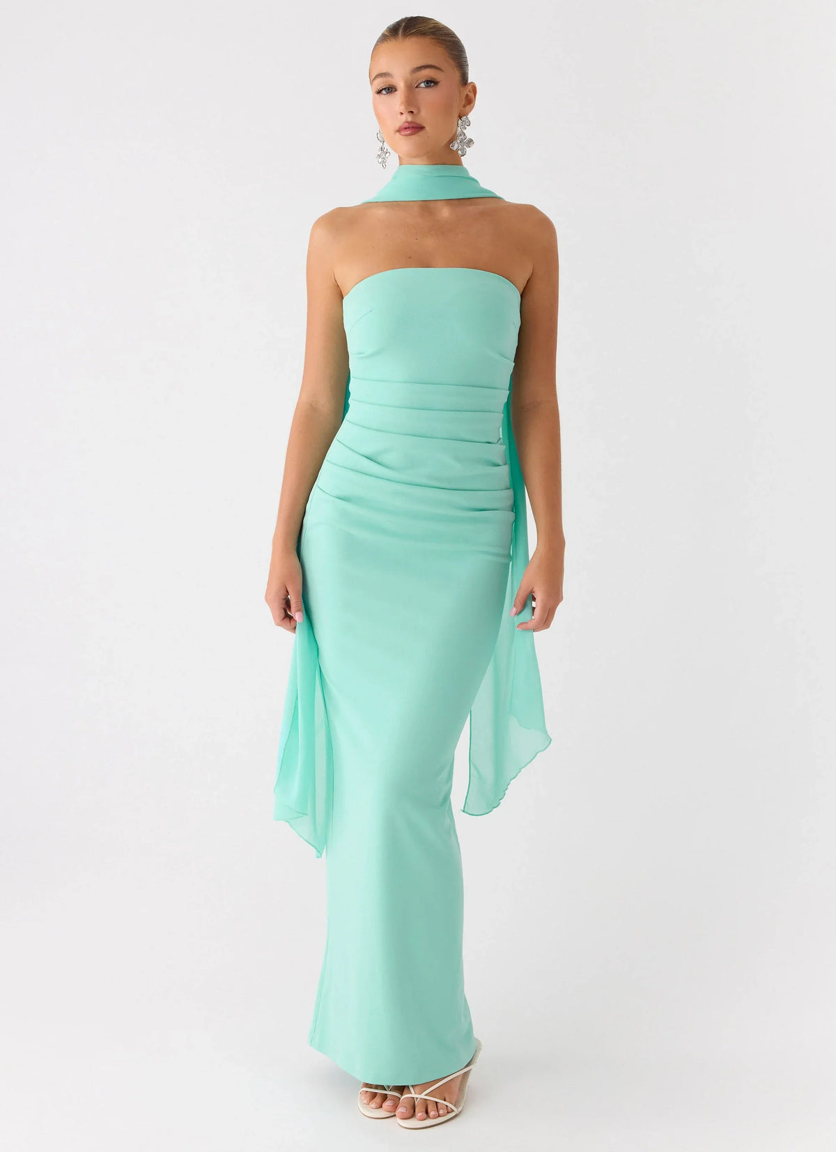 Libra Maxi Dress - Aqua