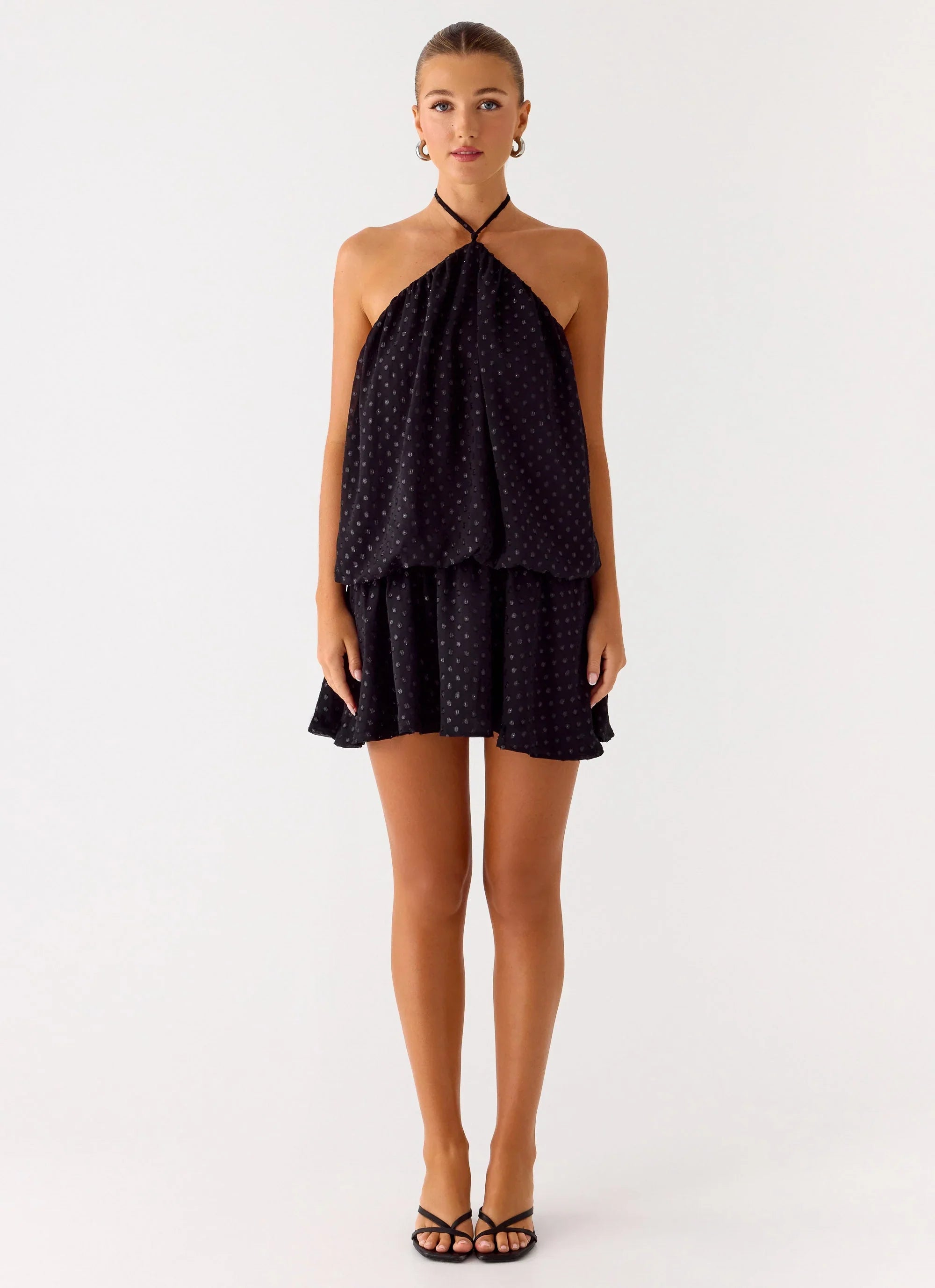 Bet You Wanna Mini Dress - Black