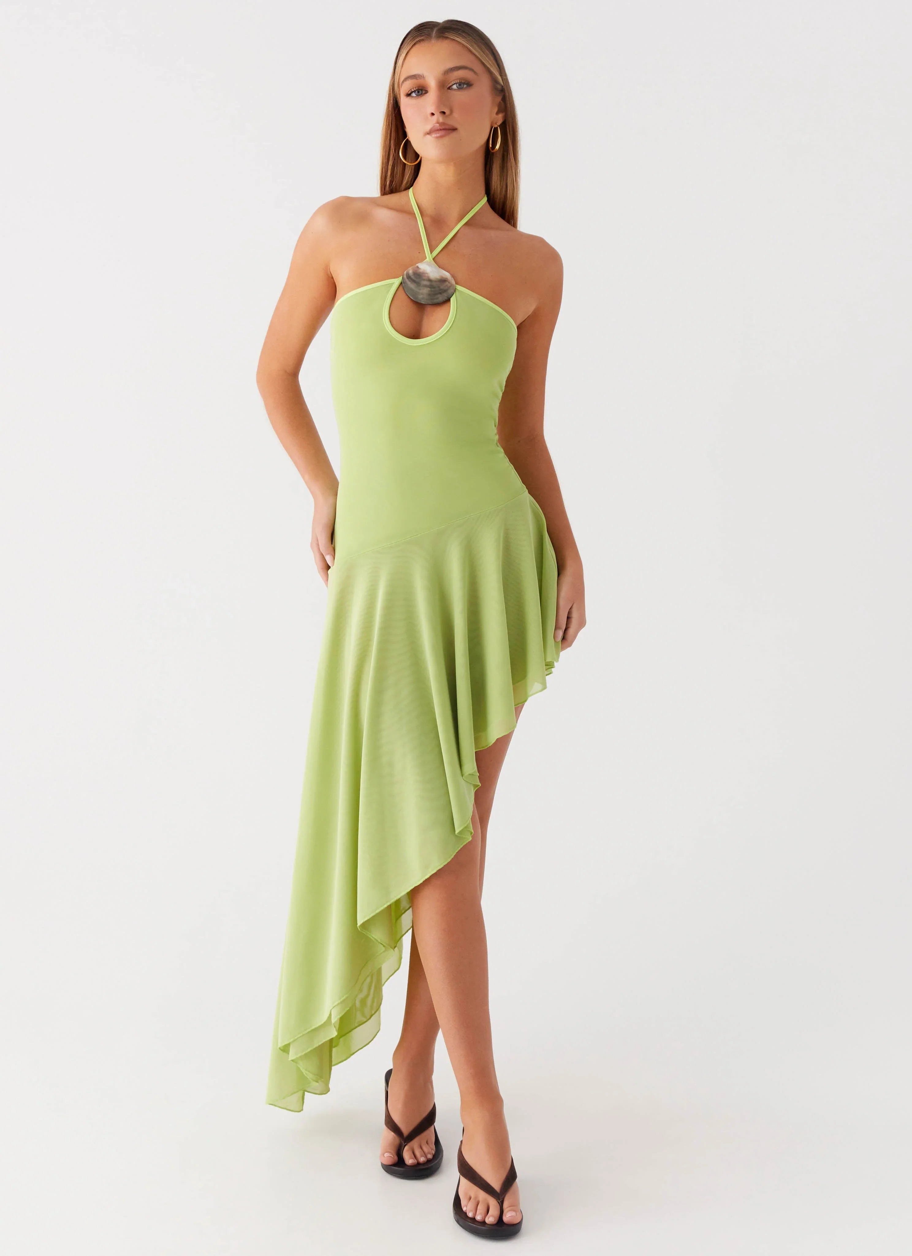 Avigalle Maxi Dress - Lime