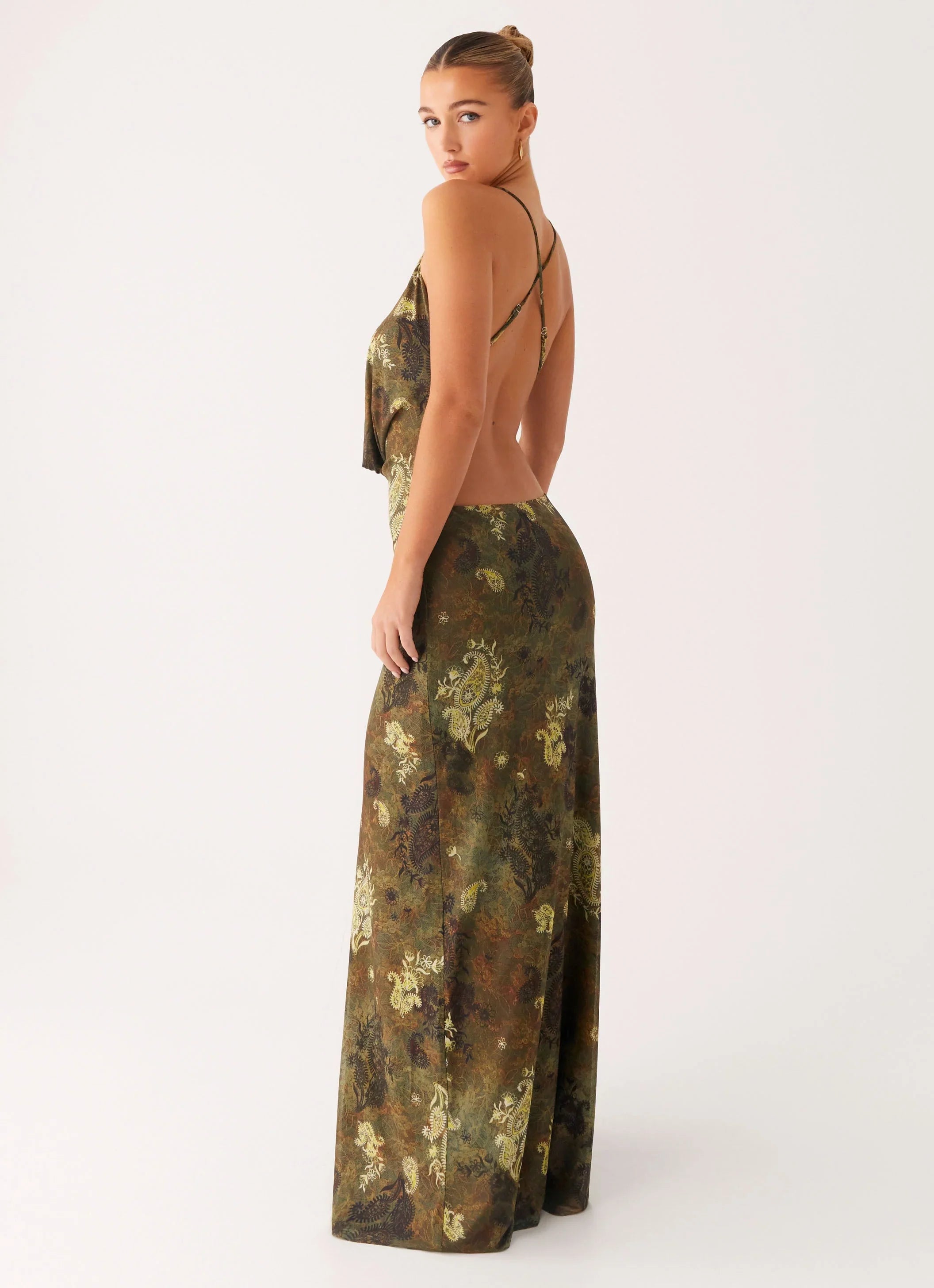 Star Fields Maxi Dress - Cyber Floral