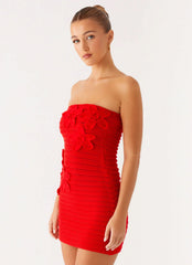 Sicily Mini Dress - Red