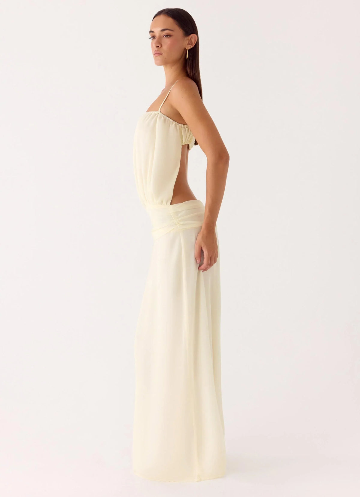 Citrus Kiss Maxi Dress - Baby Yellow
