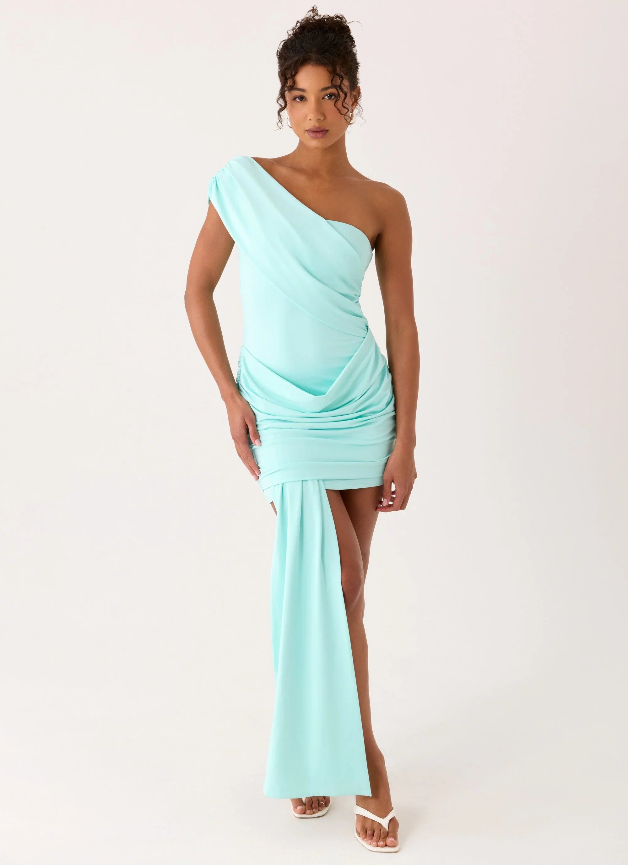 Alizee Mini Dress - Aqua