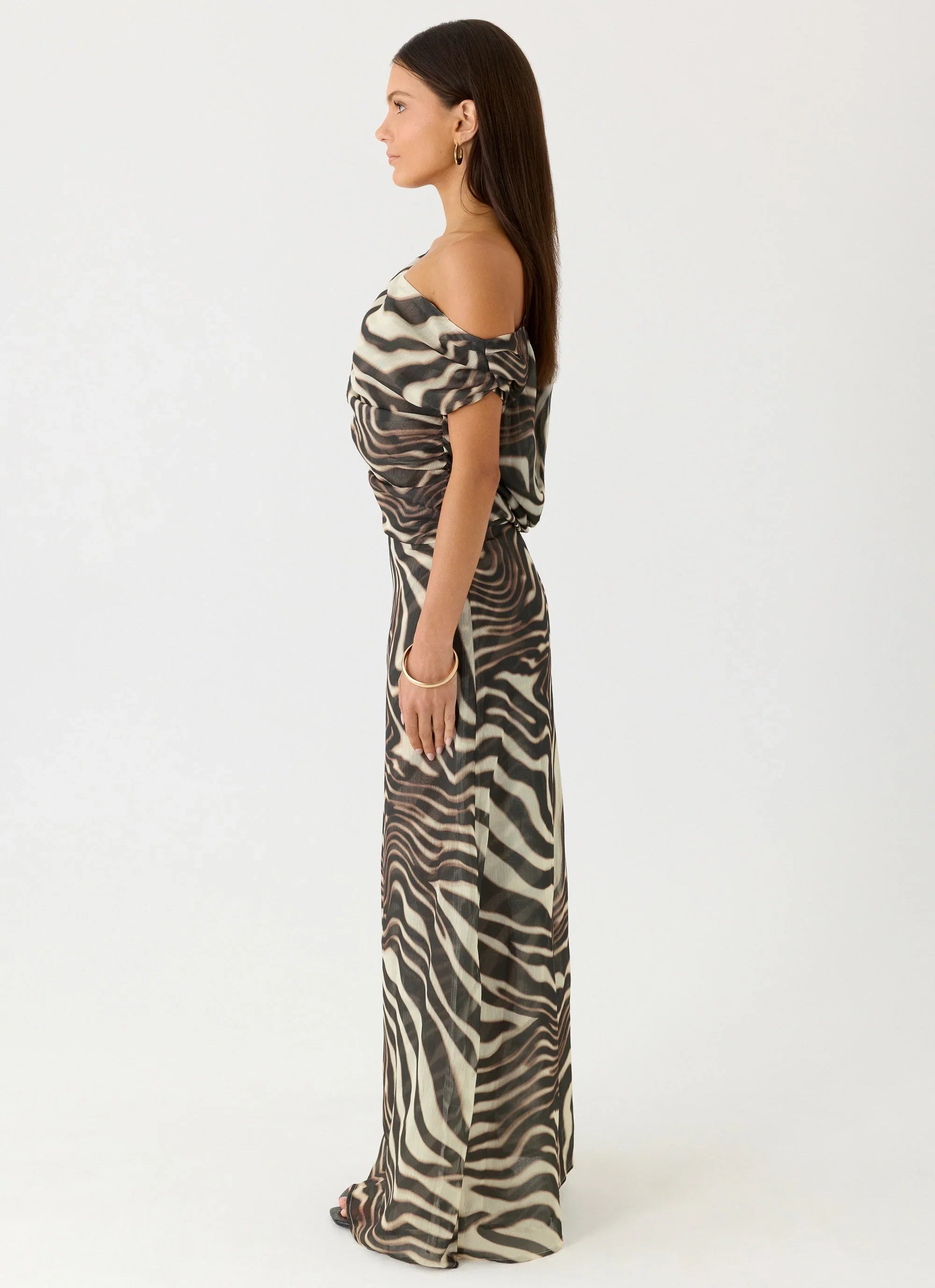 Mernas Maxi Dress - Zebra